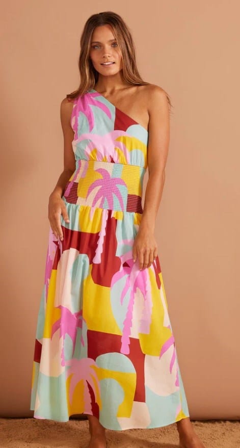 Minkpink Womens Palmera Midi Dress