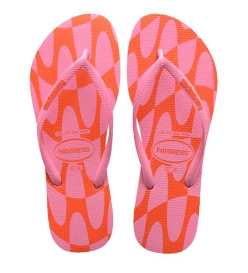 Load image into Gallery viewer, Havaianas Womens Slim Distorted Wave Thongs
