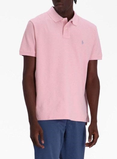 Ralph Lauren Mens Classic Polo - Custom Slim Fit Light/Pastel Pink