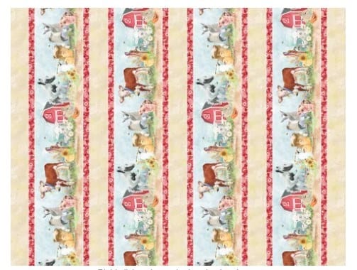 P&B Textiles Barnyard Babies Border