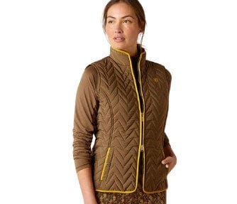 Ariat Womens Ashley Insulated Vest Canteen