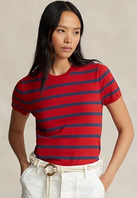 Ralph Lauren Womens Knit Pullover - Red