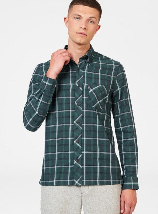 Ben Sherman Mens Grid Check Shirt