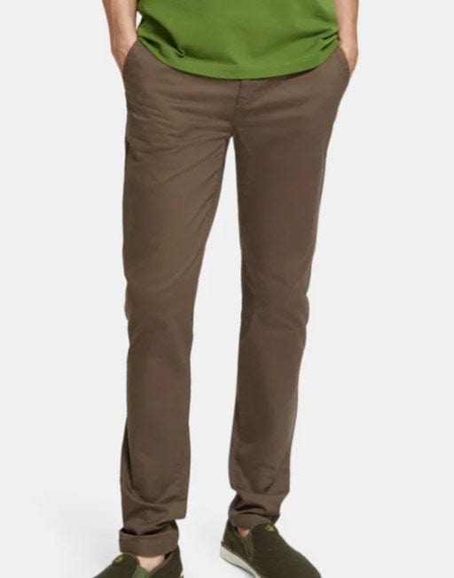 Scotch & Soda Mens Mott Super Slim Fit Twill Chino