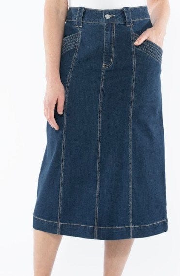 Load image into Gallery viewer, Jump Womens Denim Skirt
