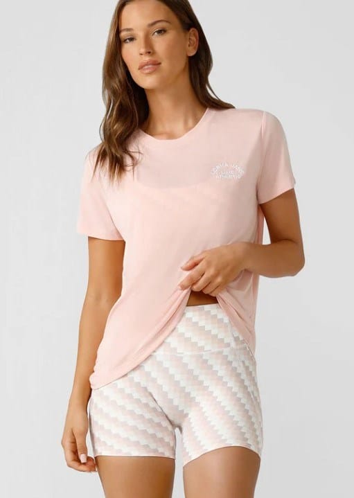Load image into Gallery viewer, Lorna Jane Womens Lotus T-Shirt - Sunkissed Peach
