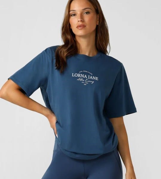 Load image into Gallery viewer, Lorna Jane Womens Feel Good Transdry Relaxed Tee
