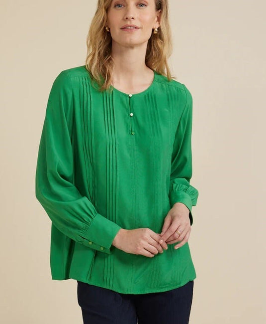 Yarra Trail Womens Tuck Front Top