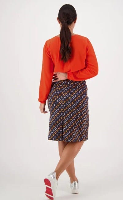 Vassalli Womens Knee Length Printed Skirt