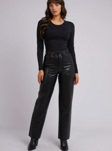 Allabouteve Womens Staple L/S Top