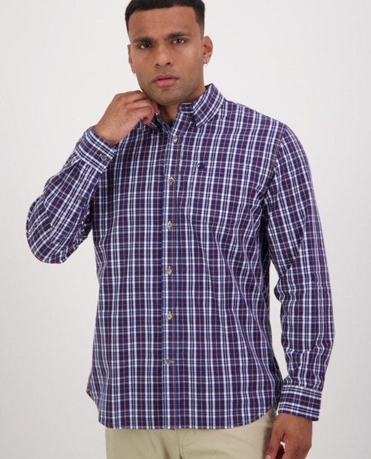 Swanndri Mens Glentanner Long Sleeve Shirt