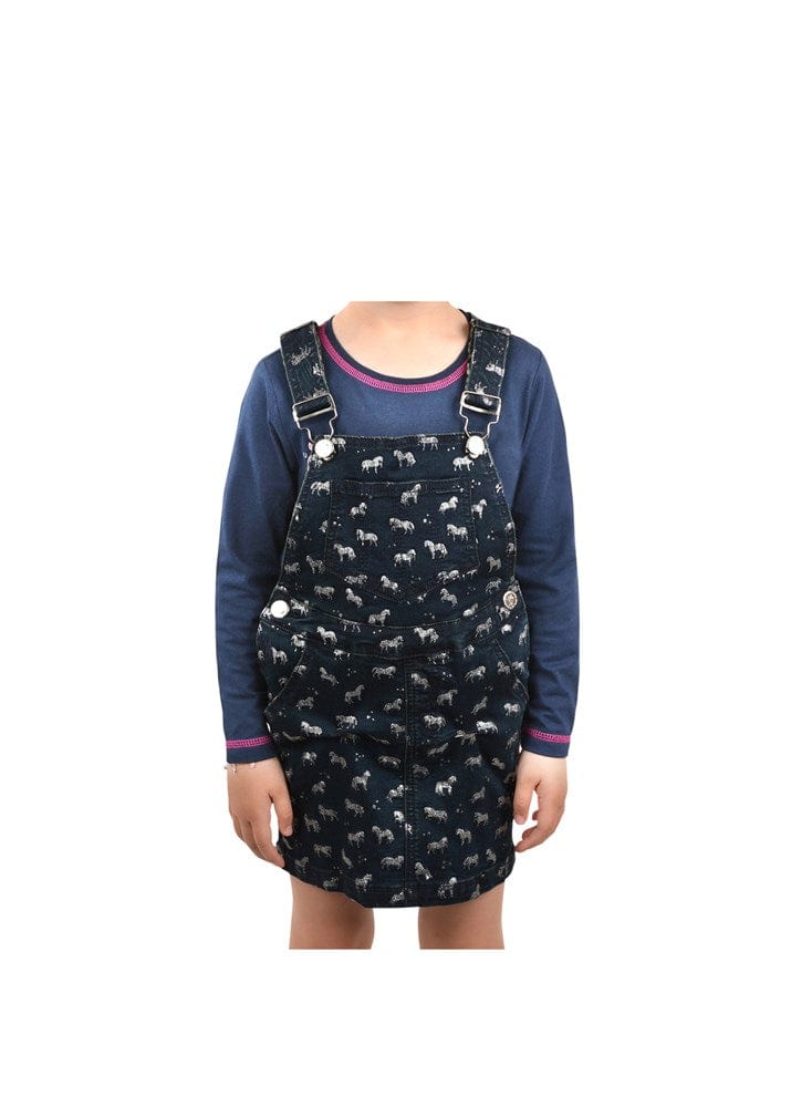 Load image into Gallery viewer, Thomas Cook Girls Star Denim Pinafore
