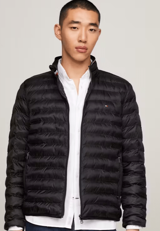 Tommy Hilfiger Mens Packable Recycled Circ Jacket