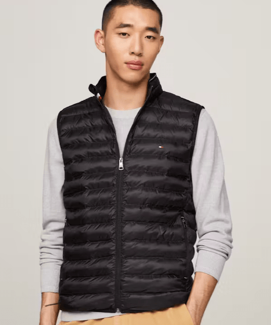 Tommy Hilfiger Mens Packable Recycled Circ Vest