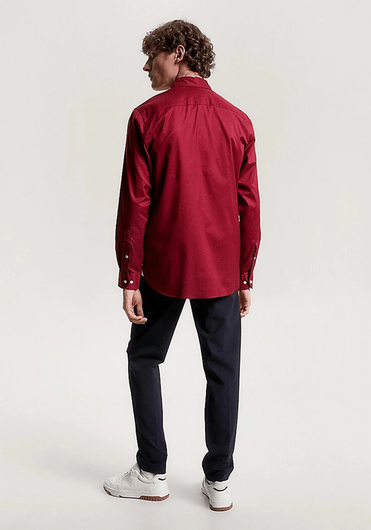 Tommy Hilfiger - Mens Flex Poplin Regular Fit Shirt
