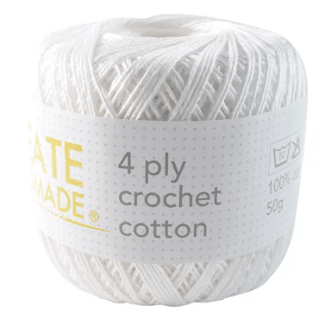 Create Handmade 4 ply Crochet Cotton
