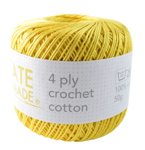 Create Handmade 4 ply Crochet Cotton