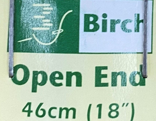 Birch Open End Zip 46cm