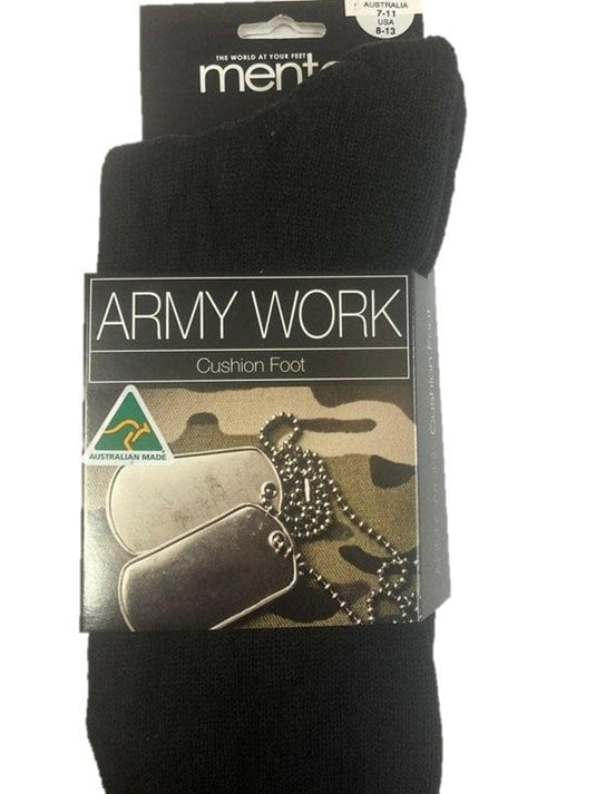 Mentor Army Work Cushion Foot Socks