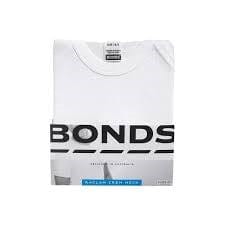 Bonds Raglan Crew Neck Tee (White)