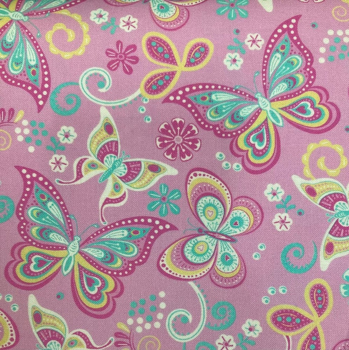 Victorian Textiles Butterflies Fabric