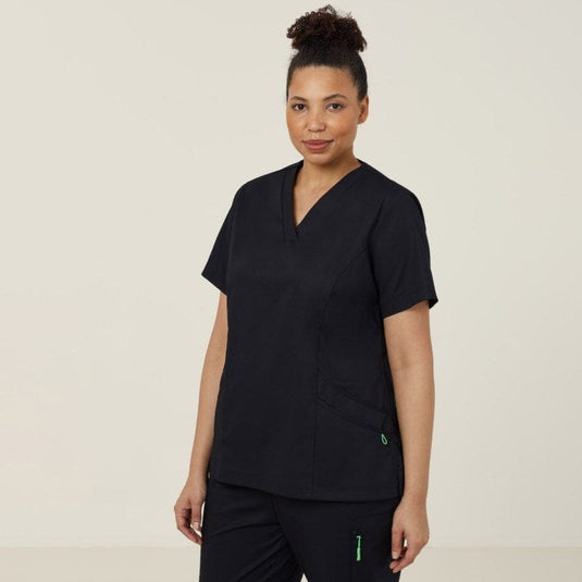 NNT Womens Florence V Neck Classic Scrub Top