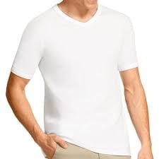 Bonds V Neck Raglan Tee (White)