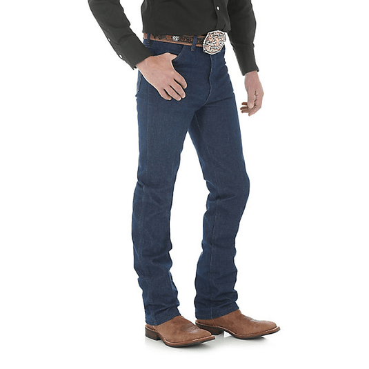 Wrangler Mens Cowboy Cut Slim Fit Jean (Rigid Indigo)