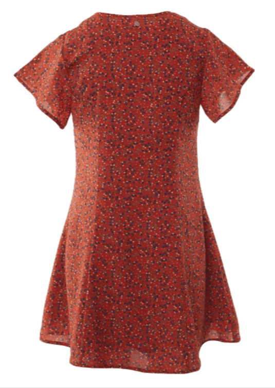 Eve Girl Retro Floral Dress