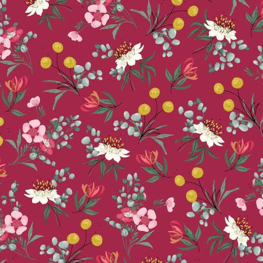 P&B Textiles Aussie Friends Red Wattle - 1m
