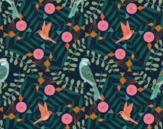 Dashwood Studios Our Planet Fabric - Birds - 1m