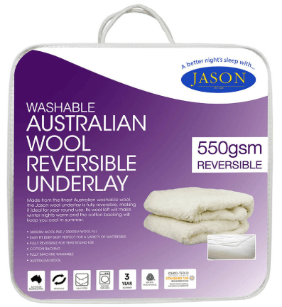 Load image into Gallery viewer, Jason Australian Wool Reversible Underlay 550GSM
