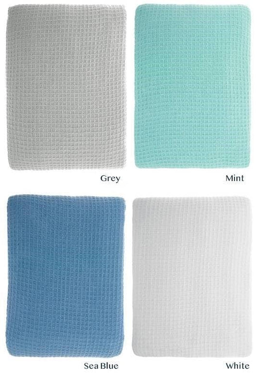 Linen House Waffle Blanket