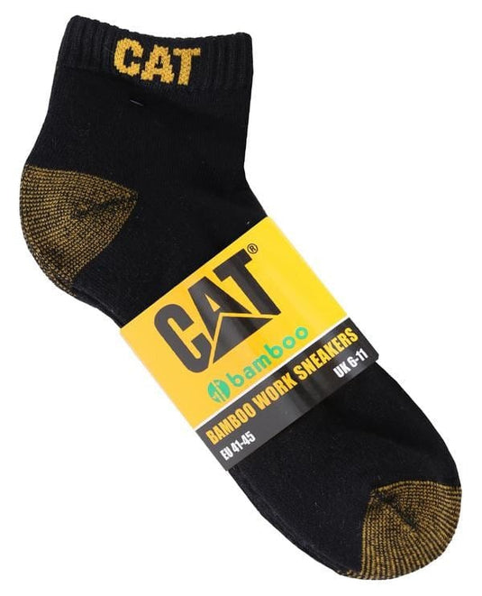 Caterpillar Bamboo Work Sneakers Socks - 5PK