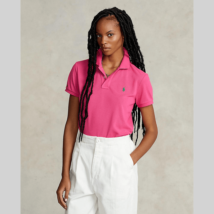 Ralph Lauren Womens Classic Fit Earth Polo Shirt - Pink