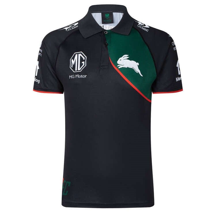 Load image into Gallery viewer, NRL Rabbitohs Men&#39;s Media Polo
