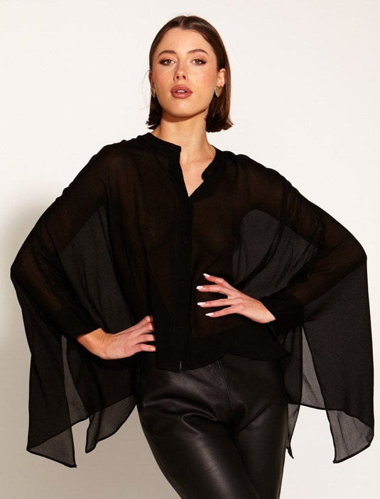 Fate & Becker Something Beautiful Oversized Flowy Blouse