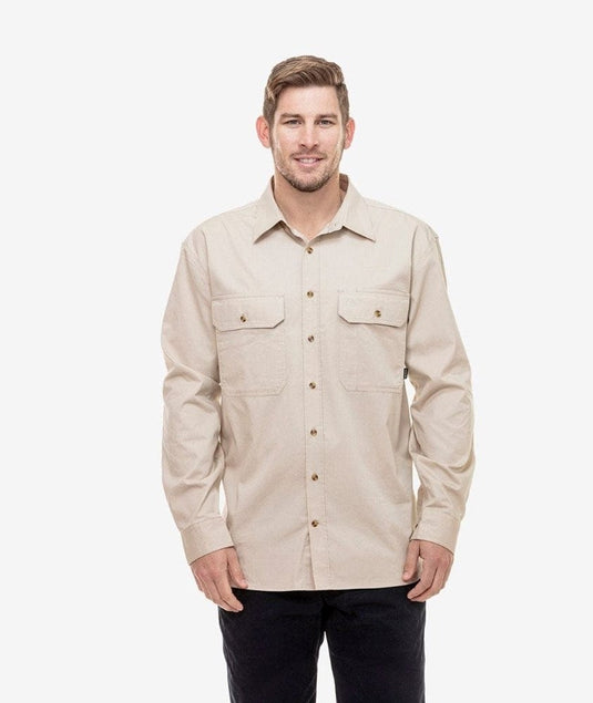 Swanndri Men's Byron Open Front Work Shirt