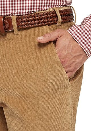 Load image into Gallery viewer, City Club Sutton 12W Cord Pant (Camel)