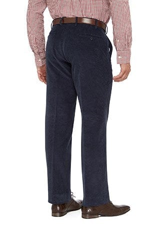 City Club Sutton 12W Cord Pant (Navy)