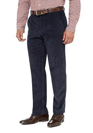 City Club Sutton 12W Cord Pant (Navy)