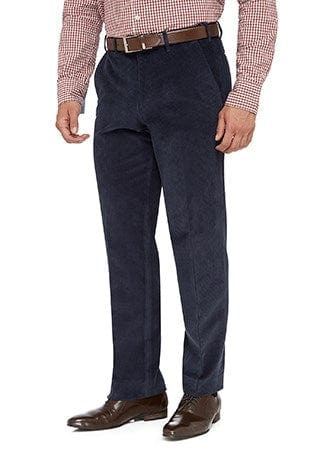 City Club Sutton 12W Cord Pant (Navy)