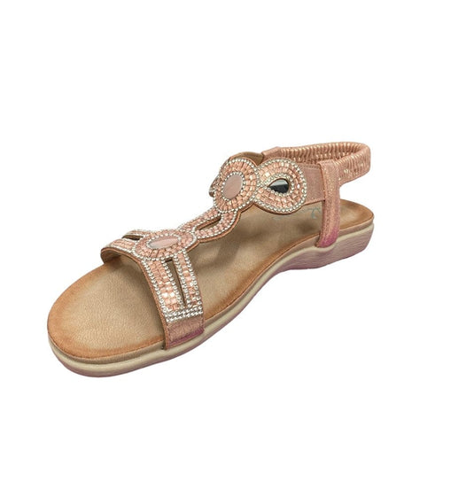 Kirra Beach Swan Glitter Sandals