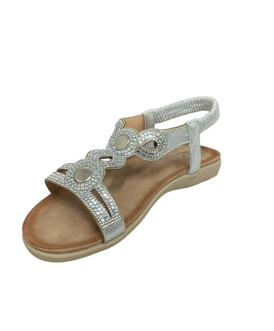 Kirra Beach Swan Glitter Sandals