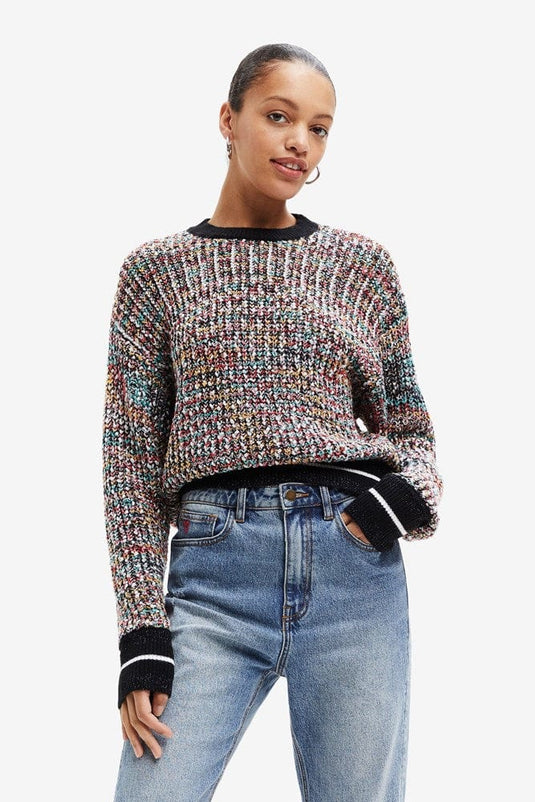 Desigual Womens Flat Thick Gauge Pullover