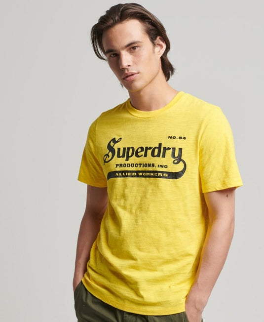 Superdry Mens Vintage Merch Store T-Shirt