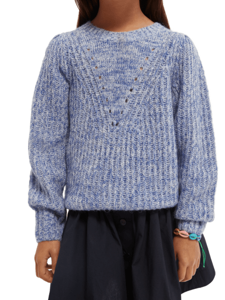 Scotch & Soda Girls Voluminous-sleeved knit