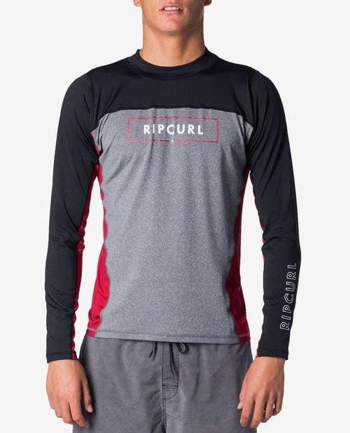 Rip Curl Mens Underline Relaxed Long Sleeve Rash