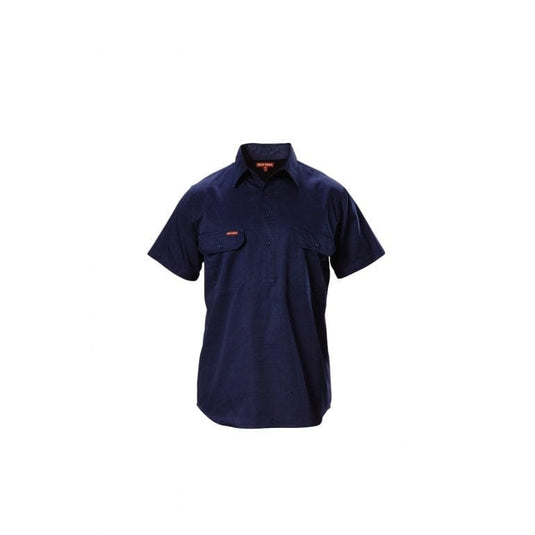 Hard Yakka Mens Short Sleeve Closed Front Shirt