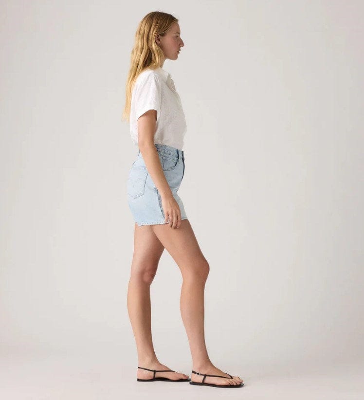 Load image into Gallery viewer, Levis Womens Cinch Mid-Thigh Shorts - Abraided Art
